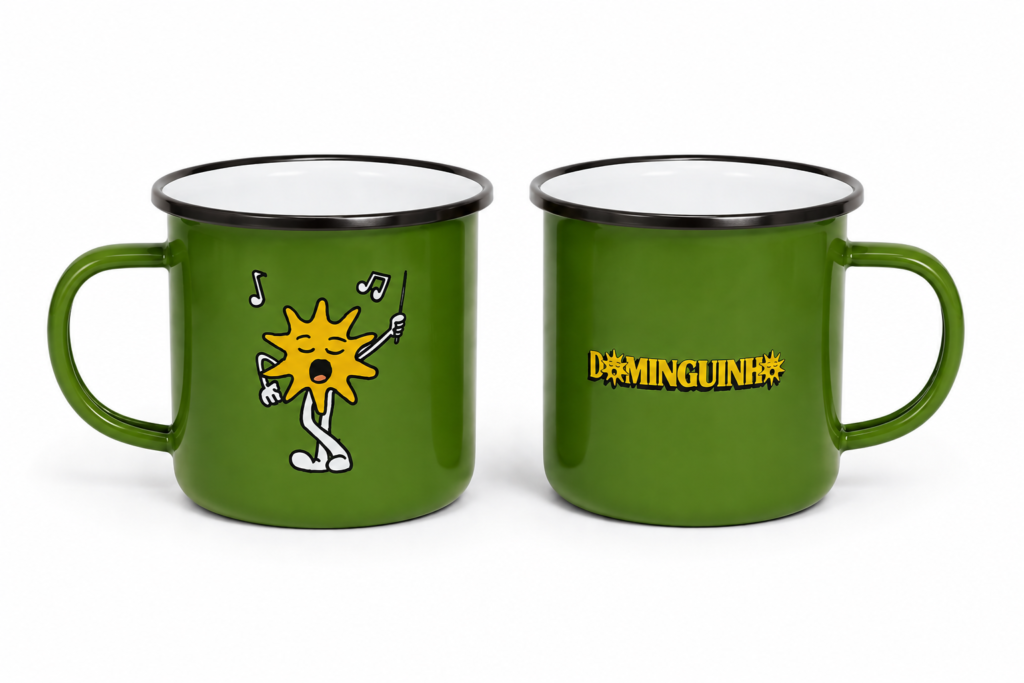 Caneca Esmaltada DOMINGUINHO