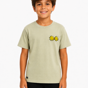 Camiseta Infantil Xilogravura Palha