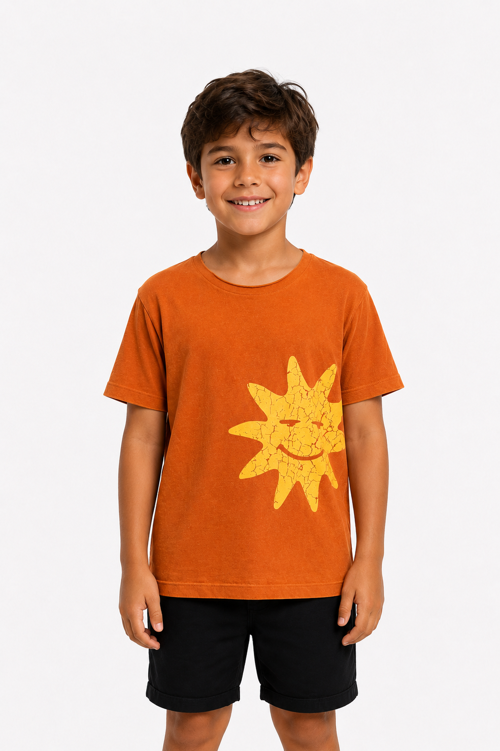 Camiseta Infantil Sol Terracota
