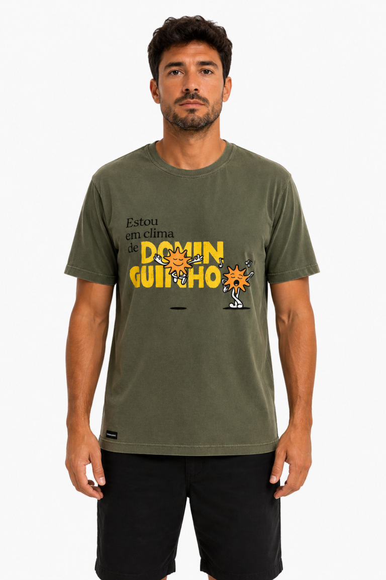 Camiseta Clima de Dominguinho Oliva
