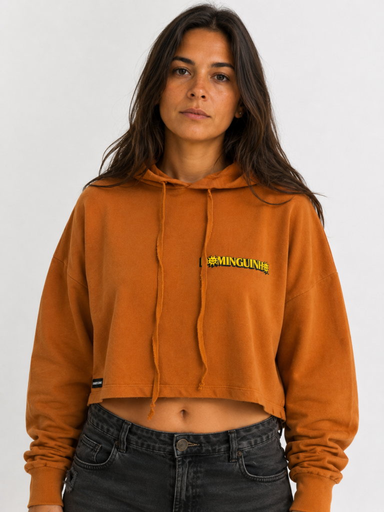 Moletom Feminino Estonado Terra