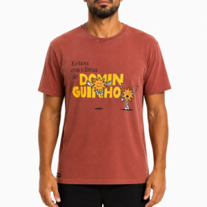 Camiseta Clima de Dominguinho Chocolate