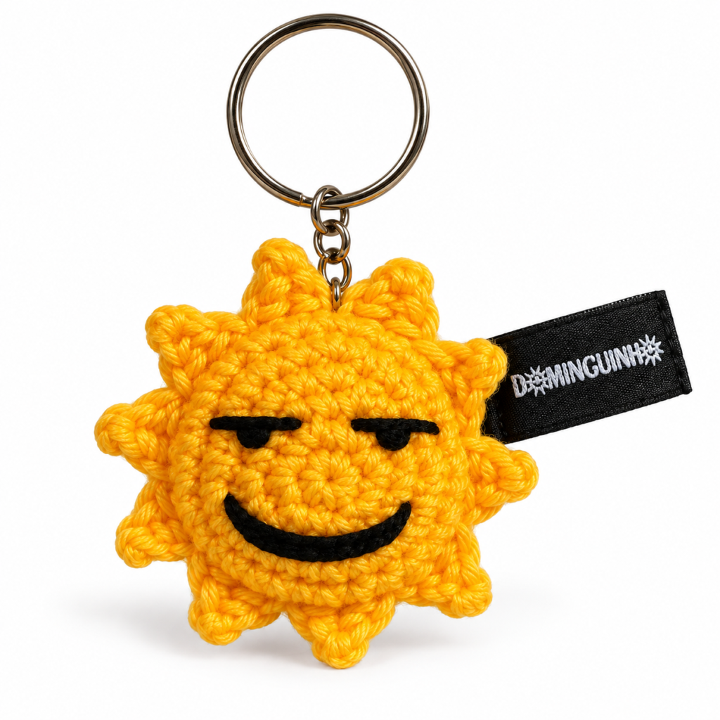 Chaveiro de Crochet