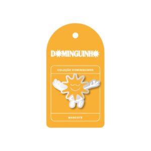 Pin Sol de Dominguinho na cartela da Coleção Dominguinho